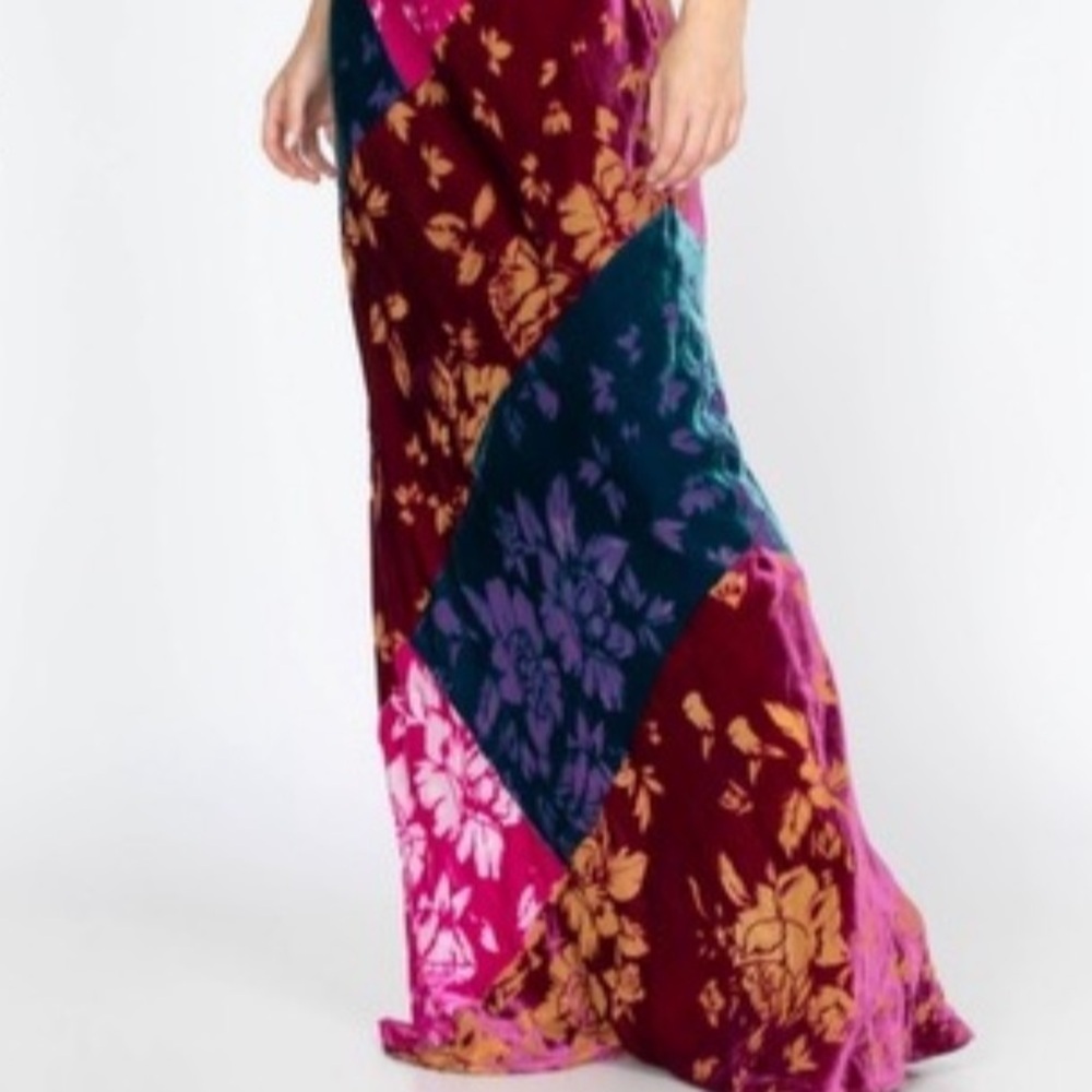 Johnny Was velvet  burnout Solstice Maxi Dress NWT (oversized) - Picture 7 of 12